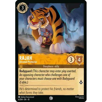 Rajah - Devoted Protector (6/204) - Whispers in the Well Cold Foil