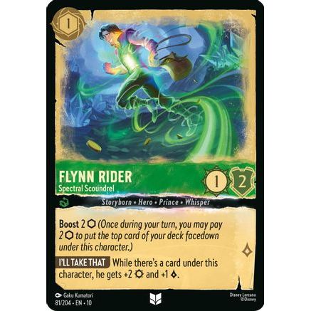 Flynn Rider - Spectral Scoundrel (81/204) - Whispers in the Well