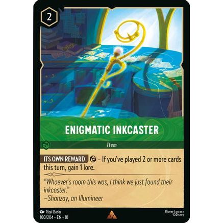 Enigmatic Inkcaster (100/204) - Whispers in the Well Cold Foil