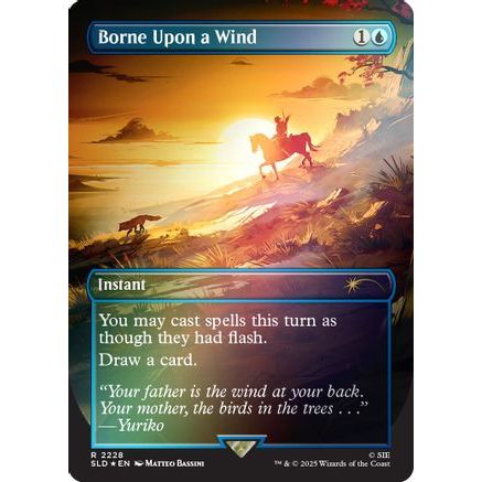 Borne Upon a Wind (Rainbow Foil) (SLD-2228) - Secret Lair Drop Series Foil