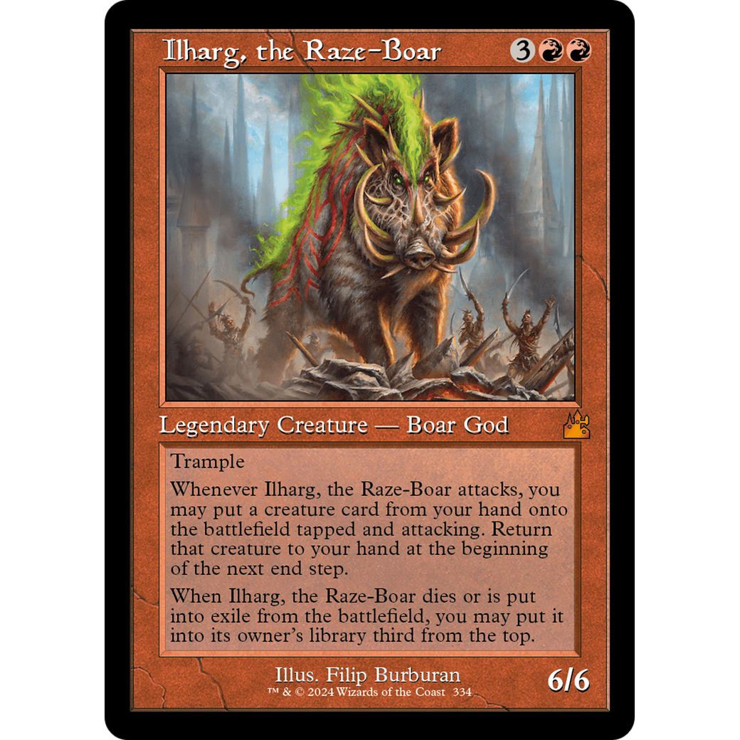Ilharg, the Raze-Boar (RVR-334) - Ravnica Remastered