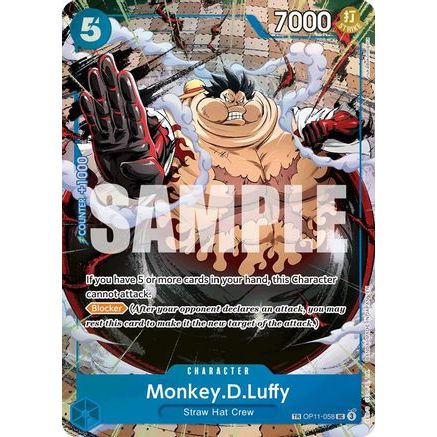 Monkey.D.Luffy - OP11-058 (TR) (OP11-058) - Carrying On His Will Foil