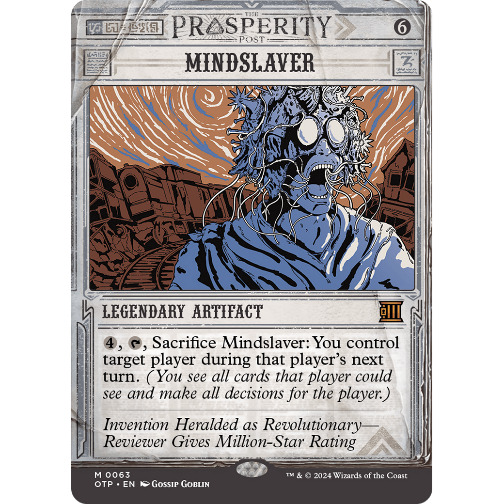 Mindslaver (OTP-063) - Breaking News: (Showcase) (Borderless) Foil