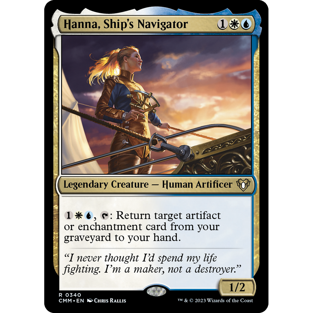 Hanna, Ship's Navigator (CMM-340) - Commander Masters