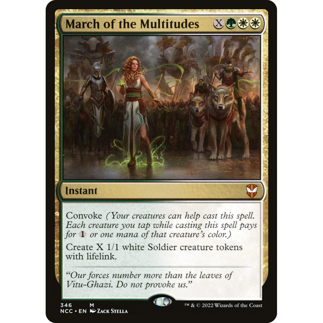 March of the Multitudes (NCC-346) - New Capenna Commander