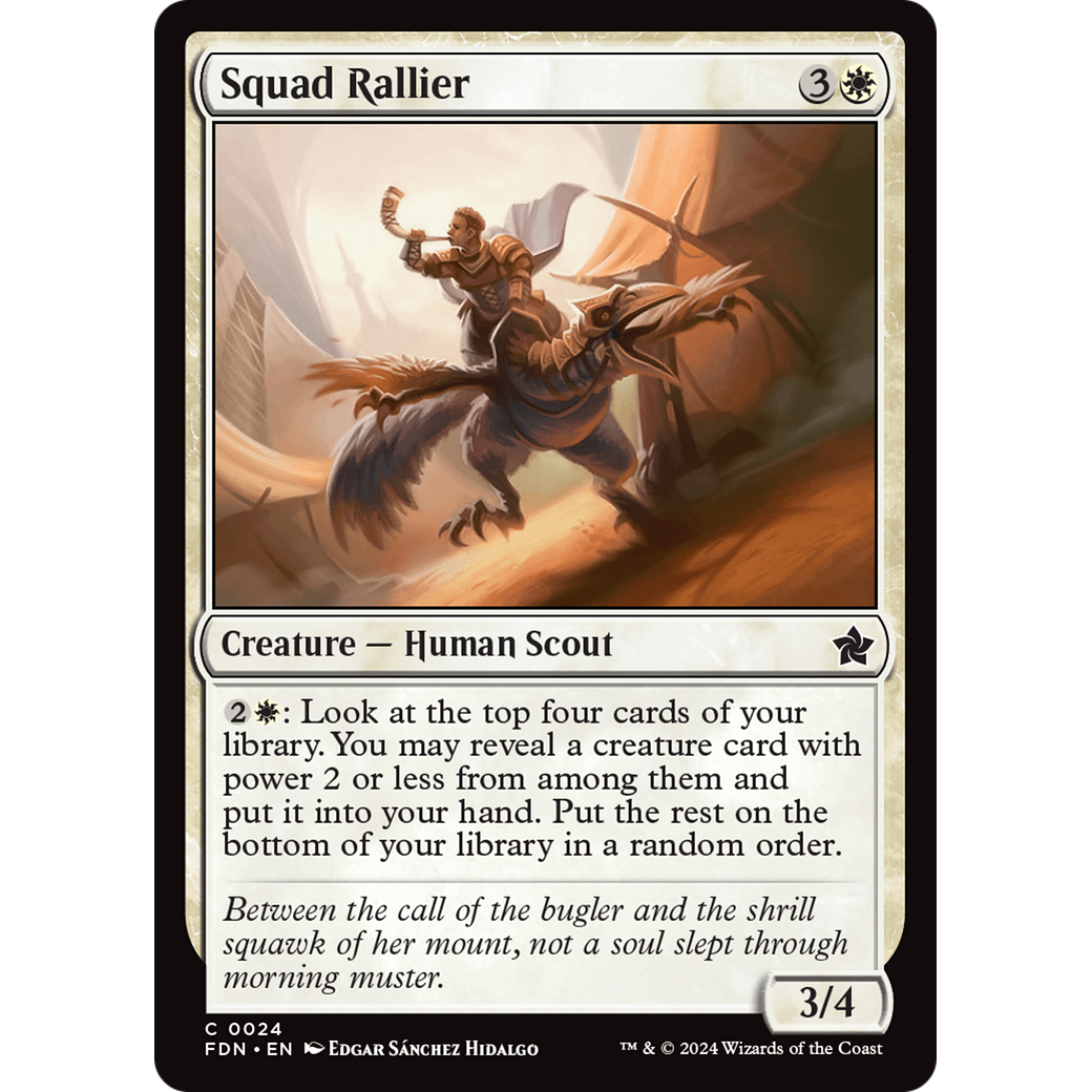 Squad Rallier (FDN-024) - Foundations Foil