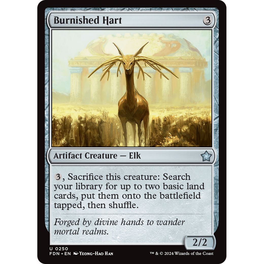 Burnished Hart (FDN-250) - Foundations Foil