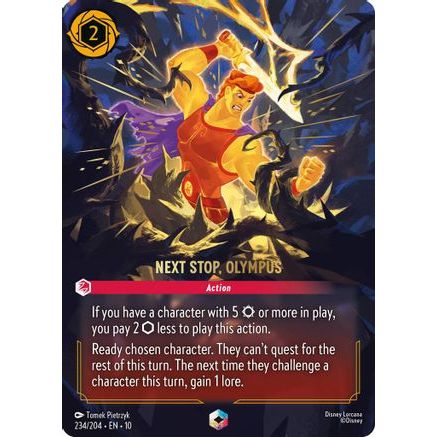 Next Stop, Olympus (Enchanted) (234/204) - Whispers in the Well Holofoil