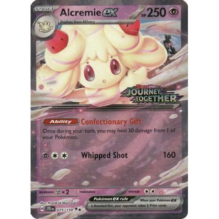 pokemon alcremie card Alcremie ex 75/159