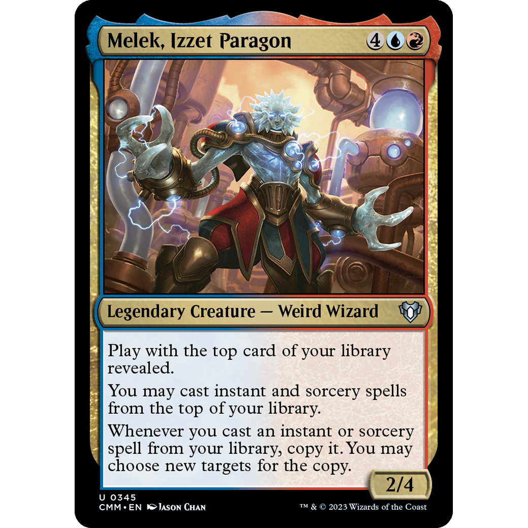 Melek, Izzet Paragon (CMM-345) - Commander Masters