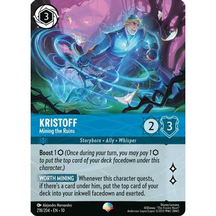 Kristoff - Mining the Ruins (Epic) (218/204) - Whispers in the Well Holofoil