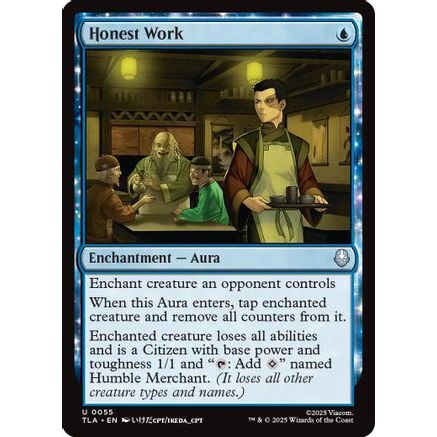 Honest Work (TLA-055) - Avatar: The Last Airbender Foil