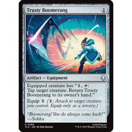 Trusty Boomerang (TLA-260) - Avatar: The Last Airbender Foil