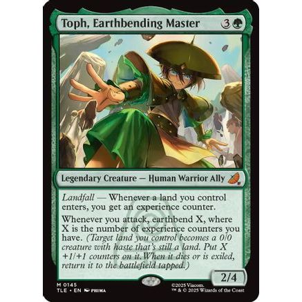 Toph, Earthbending Master (TLE-145) - Avatar: The Last Airbender: Eternal-Legal Foil