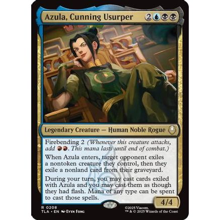 Azula, Cunning Usurper (TLA-208) - Avatar: The Last Airbender Foil