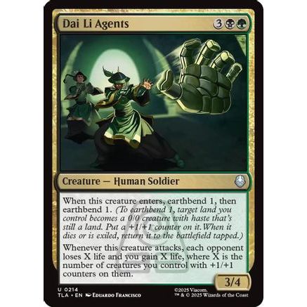 Dai Li Agents (TLA-214) - Avatar: The Last Airbender Foil