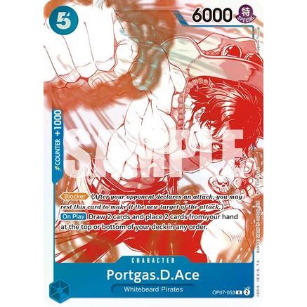 Portgas.D.Ace - OP07-053 (3rd Anniversary Treasure Campaign Pack) (OP07-053) - One Piece Promotion Cards Foil