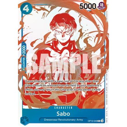 Sabo - OP10-049 (3rd Anniversary Treasure Campaign Pack) (OP10-049) - One Piece Promotion Cards Foil