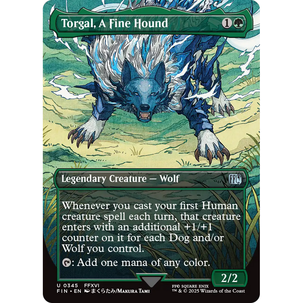 Torgal, A Fine Hound (FIN-345) - FINAL FANTASY (Borderless)
