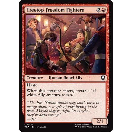 Treetop Freedom Fighters (TLA-156) - Avatar: The Last Airbender Foil