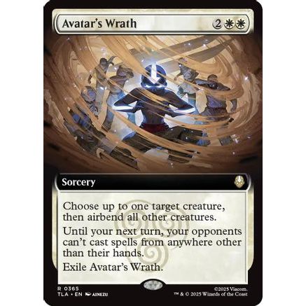 Avatar's Wrath (Extended Art) (TLA-365) - Avatar: The Last Airbender Foil