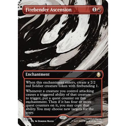 Firebender Ascension (Borderless) (TLA-312) - Avatar: The Last Airbender