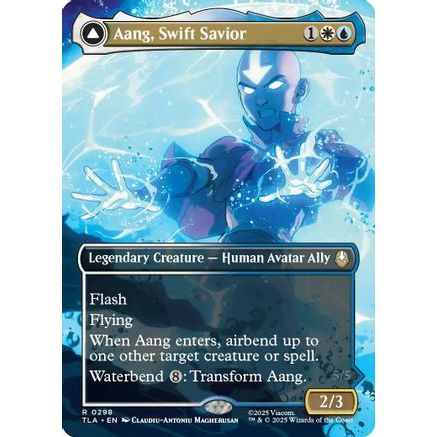 Aang, Swift Savior (0298) (Borderless) (TLA-298) - Avatar: The Last Airbender