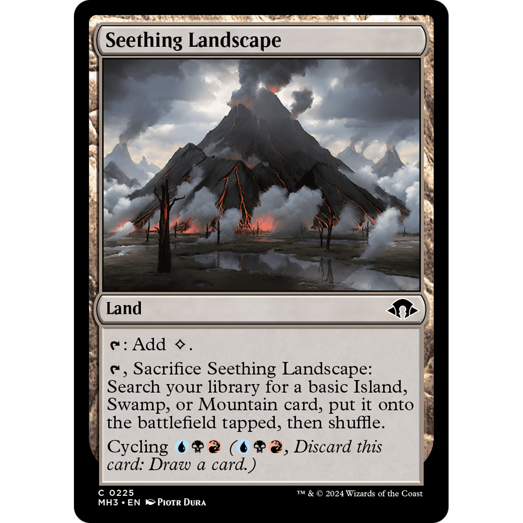 Seething Landscape (MH3-225) - Modern Horizons 3 Foil