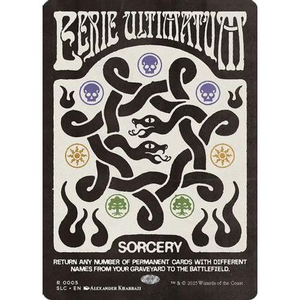 Eerie Ultimatum (SLC-005) - Secret Lair Countdown Kit Foil