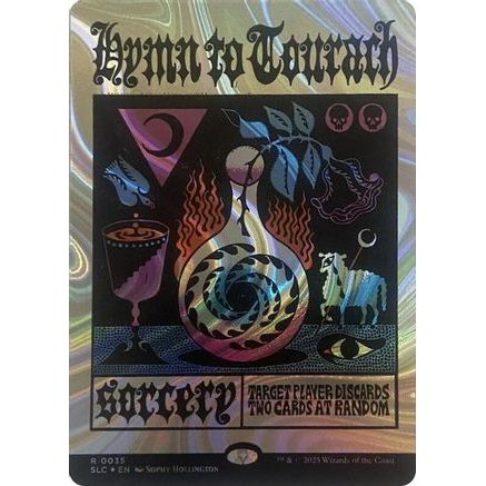 Hymn to Tourach (Halo Foil) (SLC-035) - Secret Lair Countdown Kit Foil