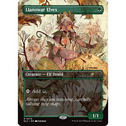 Llanowar Elves (SLC-012) - Secret Lair Countdown Kit Foil