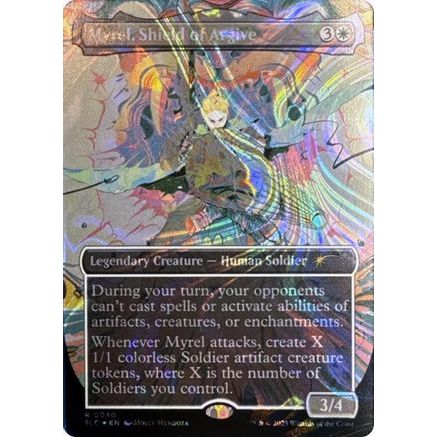 Myrel, Shield of Argive (Halo Foil) (SLC-040) - Secret Lair Countdown Kit Foil