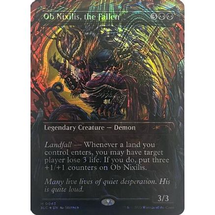 Ob Nixilis, the Fallen (Halo Foil) (SLC-042) - Secret Lair Countdown Kit Foil