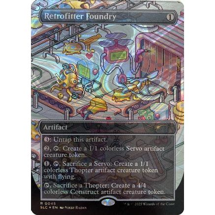 Retrofitter Foundry (Halo Foil) (SLC-045) - Secret Lair Countdown Kit Foil