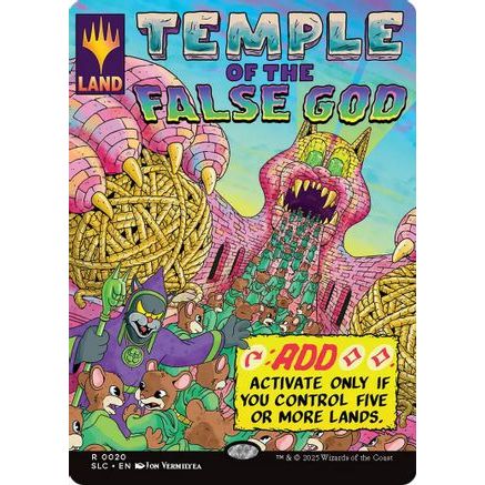 Temple of the False God (SLC-020) - Secret Lair Countdown Kit Foil