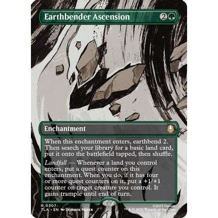 Earthbender Ascension (Borderless) (TLA-307) - Avatar: The Last Airbender Foil