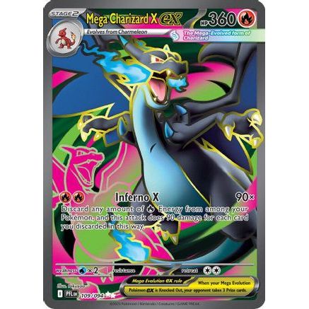 Mega Charizard X ex - 109/094 109 - ME02 Phantasmal Flames Holofoil