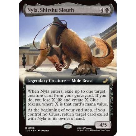 Nyla, Shirshu Sleuth (Extended Art) (TLE-190) - Avatar: The Last Airbender: Eternal-Legal