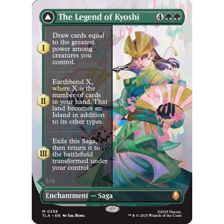 The Legend of Kyoshi (Borderless) (TLA-358) - Avatar: The Last Airbender Foil