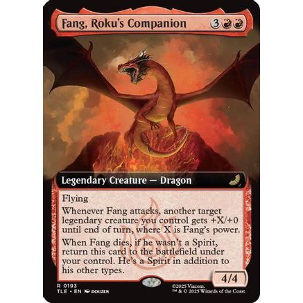 Fang, Roku's Companion (Extended Art) (TLE-193) - Avatar: The Last Airbender: Eternal-Legal
