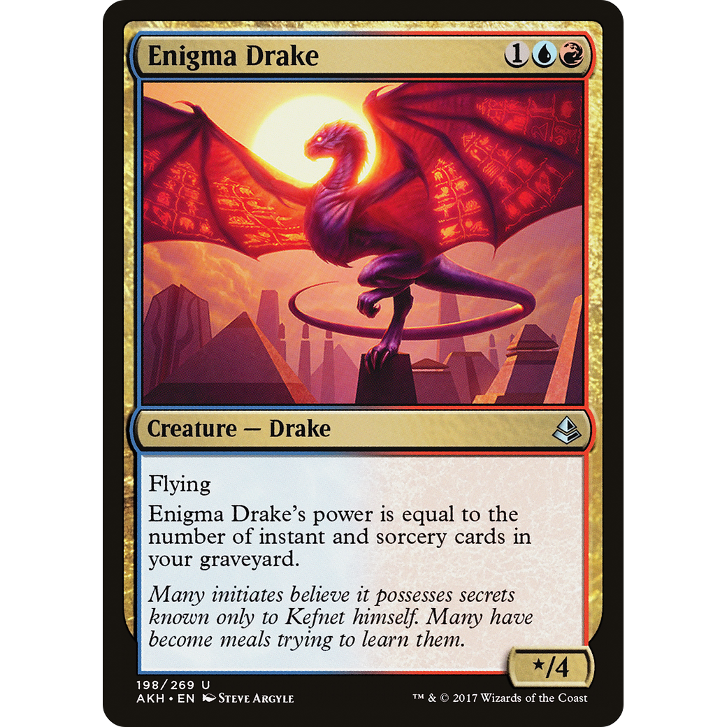 Enigma Drake (AKH-198) - Amonkhet Foil