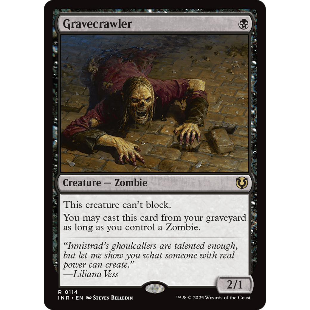 Gravecrawler (INR-114) - Innistrad Remastered Foil