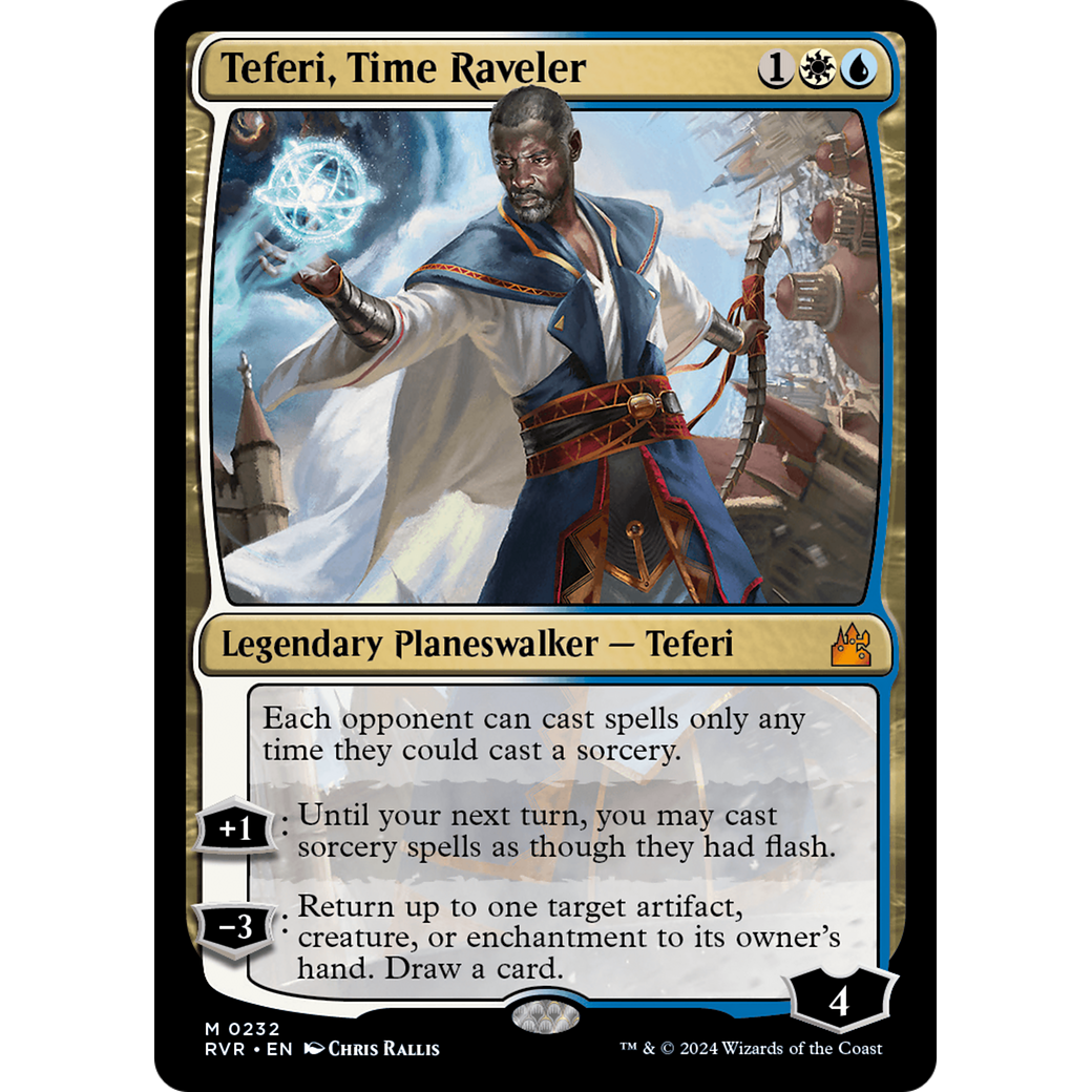 Teferi, Time Raveler (RVR-232) - Ravnica Remastered Foil