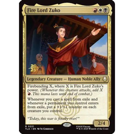 Fire Lord Zuko (PRE-221) - Prerelease Cards Foil