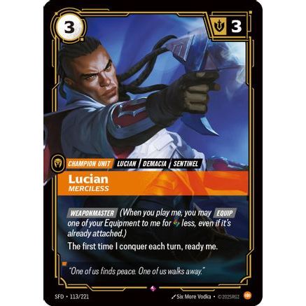 Lucian - Merciless (113/221) - Spiritforged Foil