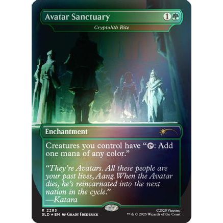 Avatar Sanctuary - Cryptolith Rite (Rainbow Foil) (SLD-2293) - Secret Lair Drop Series Foil