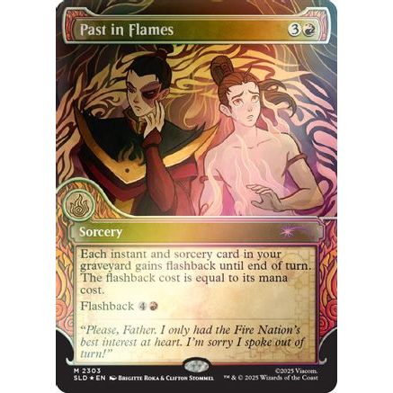Past in Flames (Rainbow Foil) (SLD-2303) - Secret Lair Drop Series Foil