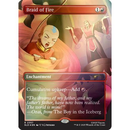 Braid of Fire (2307) (Rainbow Foil) (SLD-2307) - Secret Lair Drop Series Foil
