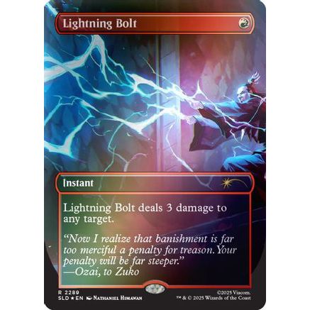 Lightning Bolt (2289) (Rainbow Foil) (SLD-2289) - Secret Lair Drop Series Foil