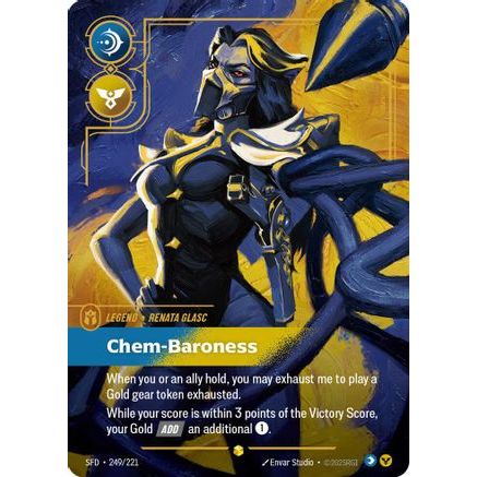 Renata Glasc - Chem-Baroness (Overnumbered) (249/221) - Spiritforged Foil